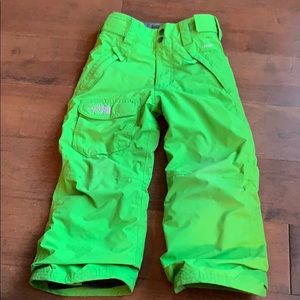 The North Face snow pants, size xxs.